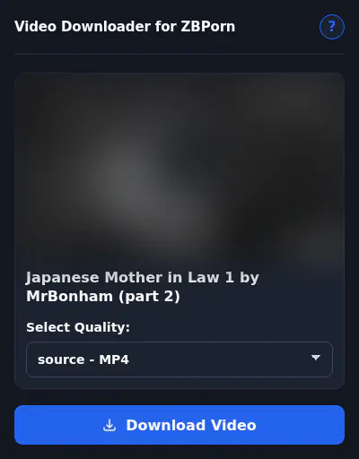 Zbporn Video Downloader browser extension screenshot 6